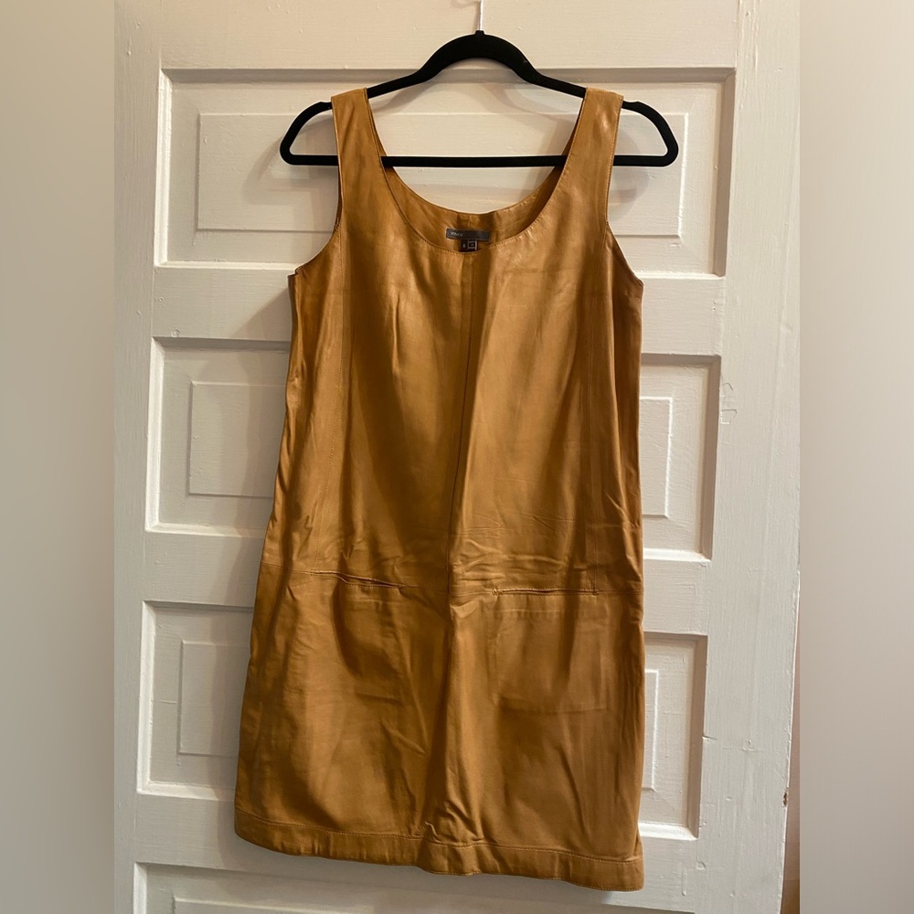 Vince Leather Dress
